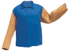 Flame-Retardant Cotton Jackets with Leather Sleeves > SIZE - L > UOM - Each - 9230-L - State Safety & Compliance