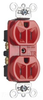 Duplex/Single Receptacle - TRIG5262-RED - Thomas & Betts Corporation