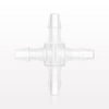Cross Connector, Barbed - 61402 - Qosina Corp.