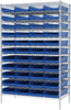 Shelving, Wire Shelving Kit, 24x48x74, 48 Bins - AWS244830174B - Akro-Mils, Inc.