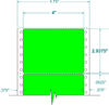 Fluorescent Address Label - Pinfeed - 161752 - Western Numerical Control