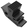 Push-to-Close Slide Latch, Snap-in, Small Size, 0.76mm  Panel Thickness, 2.54mm  Total Grip, ABS, Black - A3-10-310-12 - Southco