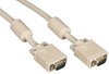 10FT VGA Video Cable with Ferrite Core, Beige, Male/Male -- EVNPS06-0010-MM - Image