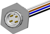 Sensor Cord, 4P M12 Plug-Free End, 12; Connector Type A Norcomp - 17AH5319 - Newark, An Avnet Company