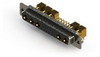 Combo D-Sub Conn, R/a Rcpt, Dc-17W5, Th; Product Range Edac - 54AJ1327 - Newark, An Avnet Company