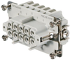 Heavy Duty Insert, Receptacle, 10 Pos; Product Range Weidmuller - 21M1723 - Newark, An Avnet Company