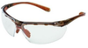 Jackson Safety Maxfire S V40 Universal Polycarbonate Safety Glasses Clear Lens - Brown Frame - Straight - 036000-38489 - 036000-38489 - R. S. Hughes Company, Inc.