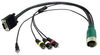 QUICK-CONNECT VGA 3.5 COMPOSITE VIDEO AUDIO CABLE 10 FT -- QC03-VACP-1-10 - Image