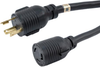 Cord, Nema L5-30P To L5-30R, 8Ft, 30A; Connector To Connector L-Com - 45AJ0221 - Newark, An Avnet Company