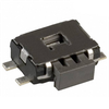 Switch Tactile N.O. SPST Rectangular Button Gull Wing 0.05A 12VDC 1.6N SMD Embossed Tape -- 590-EVQ-PUL02K - Image