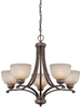 1425-281 Mid. Chandeliers-Glass Up - 345539 - Capital Lighting, Inc.