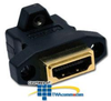 Hubbell AV Connector, HDMI Female/Female, Gold Coupler - HDMIC1 - TelephoneStuff.com