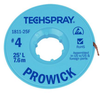 Desoldering Braid, 25Ft X 2.5Mm, Copper; Braid Material Techspray - 96C6358 - Newark, An Avnet Company