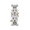 15 Amp Duplex Outlet, Side Wire & Push Wire, Residential Grade - 2001A - Suzhou Ele Mfg Co., Ltd.