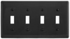 Standard Wall Plate - NPJ4BK - Hubbell Incorporated