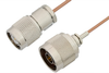 N Male to TNC Male Cable 24 Inch Length Using RG178 Coax - PE33455-24 - Pasternack