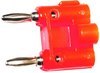 Conn, Dual Banana Plug, 15A, Red Rohs Compliant Mueller Electric - 34AH0303 - Newark, An Avnet Company