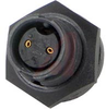 PANEL CONNECTOR, FEMALE, WEATHERTIGHT, #20 CONTACTS, 2 PIN - 70214361 - Allied Electronics, Inc.