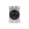 Flush Mount Dryer Outlet, 30 Amp 125V/250V 10-30R - 2103S - Suzhou Ele Mfg Co., Ltd.