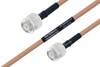 MIL-DTL-17 TNC Male to TNC Male Cable 60 Inch Length Using M17/128-RG400 Coax - PE3M0084-60 - Pasternack