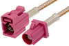 Violet FAKRA Plug to FAKRA Jack Cable 60 Inch Length Using RG316 Coax - PE38756H-60 - Pasternack