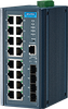 16GE+4G SFP Managed Ethernet Switch, -40~75℃ -- EKI-7720G-4FI-BE - Image