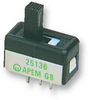Slide Switch, 25000N Series, Spdt, Vertical, Through Hole, 100 Ma, 250 V Rohs Compliant Apem - 98K8465 - Newark, An Avnet Company