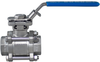 Full Port 3 pc. Stainless Steel Ball Valve -- 722LL-1 - Image