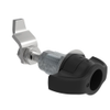 VISE ACTION® Compression Latch, Large Size, Wing, Zinc Alloy, Powder Coated, Black - E3-159-25 - Southco