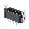 5+5 Pos. Male DIL Vertical Throughboard Conn. Latches - M80-8531042 - Harwin Plc