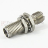 2.92mm Female (Jack) to 2.92mm Female (Jack) Bulkhead Adapter, Passivated Stainless Steel Body, 1.3 VSWR -- SM3225 - Image