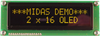 Oled Module, Cob, 16X2, Parallel, 5V Rohs Compliant Midas - 09AK5324 - Newark, An Avnet Company