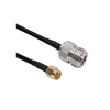 SMA Male St. Connectoor With HLF240 Cable (L-1Mtr) + N Female St. Connector - ET-SMS-23L1-NFS - Eteily Technologies India Pvt. Ltd.