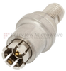QD SMA Male (Plug) to RP SMA Female (Jack) Adapter, Nickel Plated Beryllium Copper Body, High Temp, 1.25 VSWR - SM4986 - Fairview Microwave Inc.