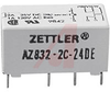 Relay;E-Mech;Latching;DPDT;Cur-Rtg 2A;Ctrl-V 24DC;Vol-Rtg 250AC/DC;PCB Mnt;8 Pin -- 70132375