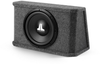Powered Subwoofer System with Single 12WXv2-4 Subwoofer Driver, Dark Gray Carpet (175 W, 4 &Icirc;&copy;) - Sealed Enclosure - PWM112-JXWXv2 - JL Audio, Inc.