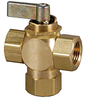 Metal Three Way Ball Valve -- 700 Series - Image