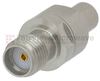 SMA Female (Jack) to SMP Male (Plug) Smooth Bore Adapter, Passivated Stainless Steel Body, 1.25 VSWR - FMAD1008 - Fairview Microwave Inc.