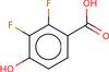 2,3-Difluoro-4-hydroxybenzoic acid -- 2629-3-23 - Image