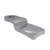Quarter-Turn Cam Latch Cam, Steel, Zinc Plate, Bright chromate - E5-6113 - Southco
