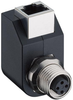 Adapter, Rj45 8P4C Receptacle - M12 4 Position Receptacle; Inter Series Connector A Lumberg Automation - 05X9415 - Newark, An Avnet Company