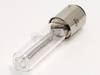 250 Watt, 130 Volt T4 Clear Halogen DC Bayonet Bulb -- W-Q250CL/DC-130V - Image