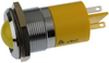 Panel Mount Indicator, Led, 22Mm, Yellow, 5.9V; Led Color Apem - 16R0077 - Newark, An Avnet Company