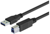 LSZH USB 3.0 Cable Type A - B, 0.3m -- MUS3A00045-03M
