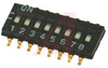 Switch, DIP, HALF PITCH, 2 SECTIONS - 70216680 - Allied Electronics, Inc.