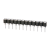12 Pos. Female SIL Vertical Throughboard IC Strip -- D01-9971242 - Image