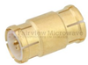 Slide-On MMBX Plug to MMBX Plug Snap-On Adapter 7mm Long Bullet, Gold Plated Beryllium Copper Body, High Temp, 1.08 VSWR - FMAD1078 - Fairview Microwave Inc.