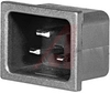 Inlet; Snap-In; 250 VAC; 16 A; gt 10 Megohms @ 500 VDC; 2 kV @ 50 Hz; Black - 70080180 - Allied Electronics, Inc.