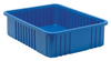 Dividable Grid Container, Blue; Bin Colour Quantum Storage - 44AC4696 - Newark, An Avnet Company