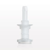 Sanitary Flange, Barbed, Natural, Pre-Attached Gasket - 51601 - Qosina Corp.